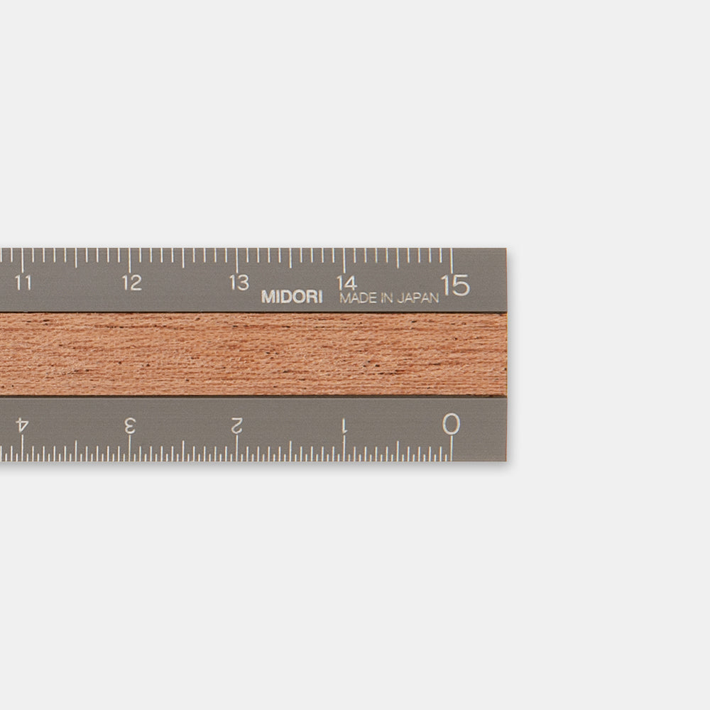 Règle 15cm, Grise