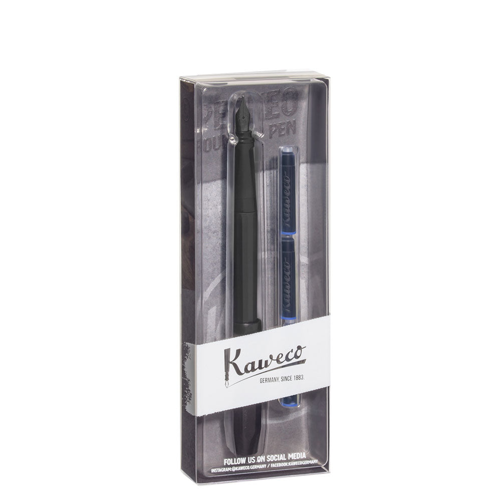Kaweco PERKEO Total Noir Set Plume M