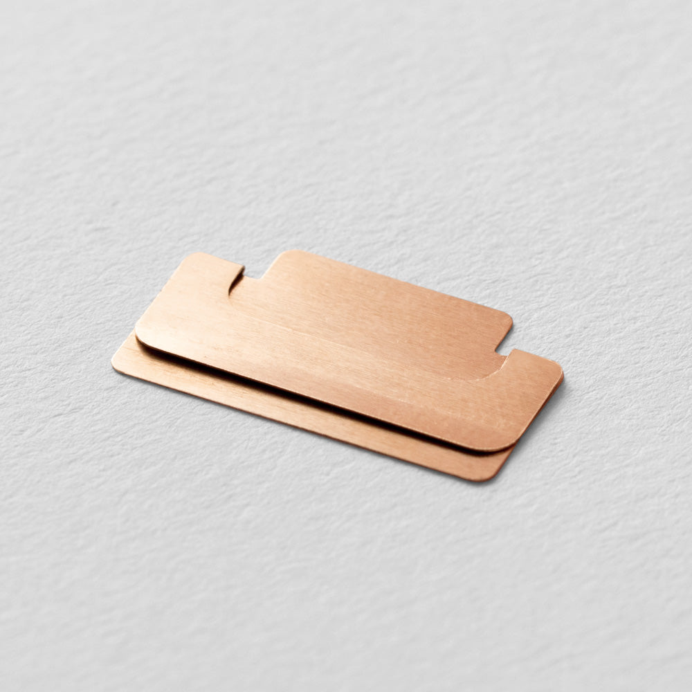 Métal Index Clips Bronze