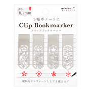Marque pages Clips Métal Fleurs