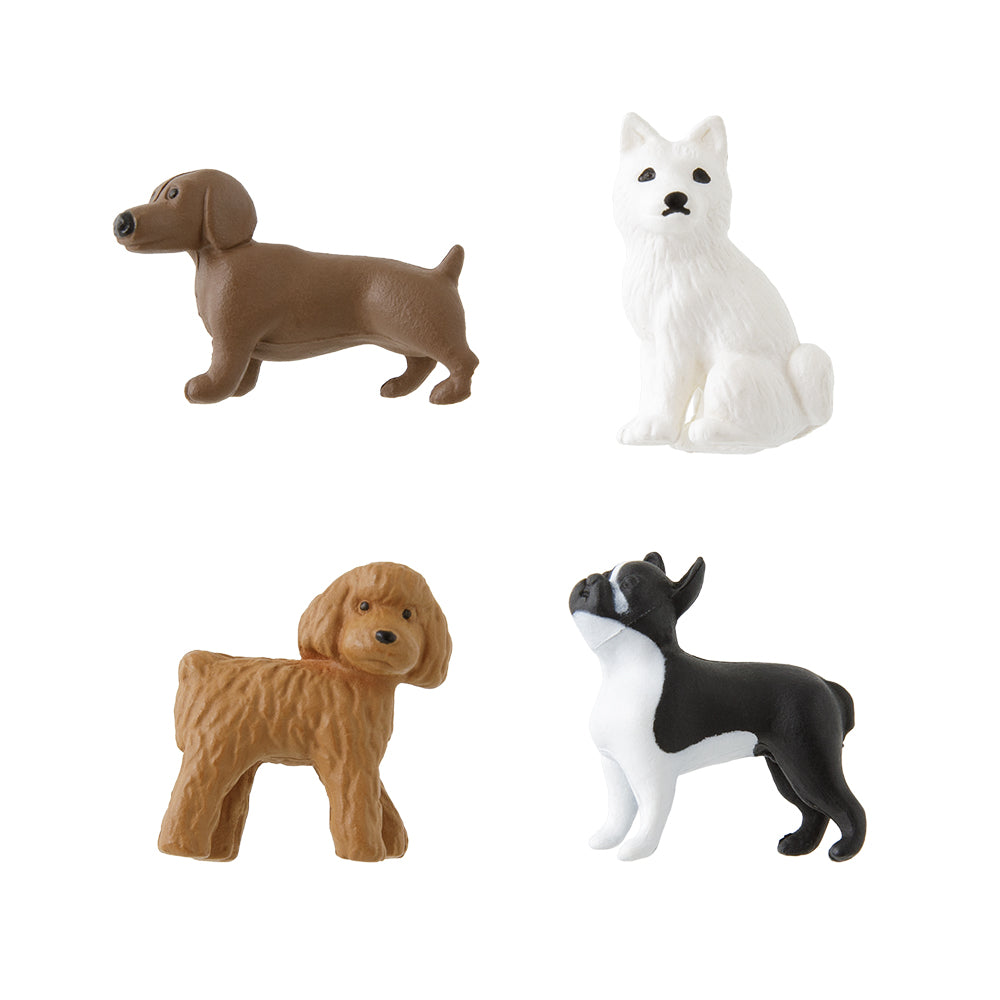 Mini Magnet, Chien 4pcs