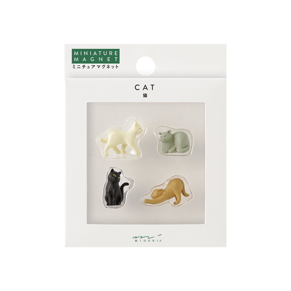 Mini Magnet, Chat 4 pcs