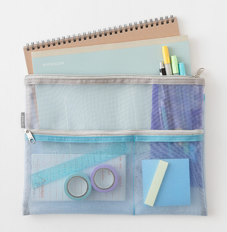 Trousse organiseur B5 Bleu