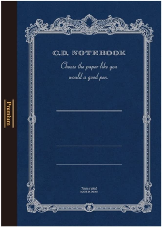 Cahier Apica Retro Premium B5, Bleu foncé