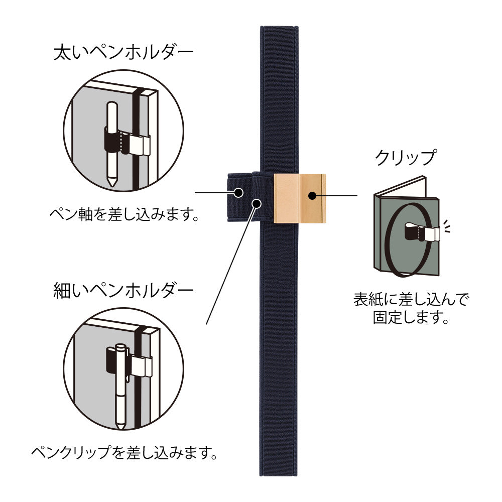 Bandeau Porte-stylo Bleu