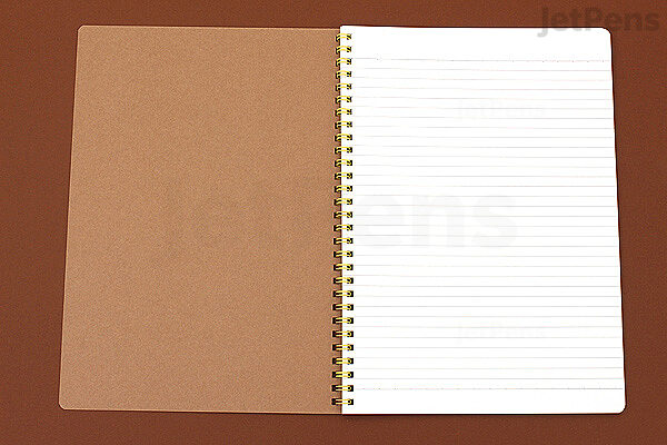 Cahier Apica Kraft Spirales jaunes