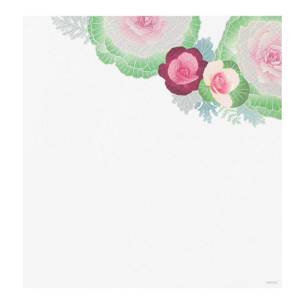Papier à Lettres, Couronne de chou ornemental