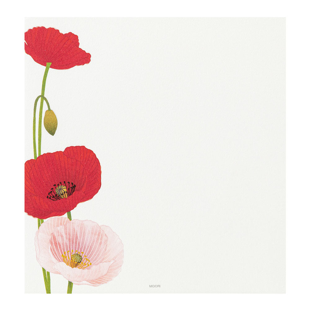 Papier à Lettres, Coquelicots