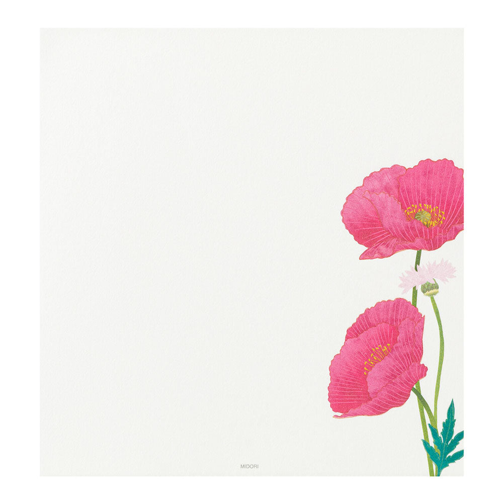 Papier à Lettres, Coquelicots