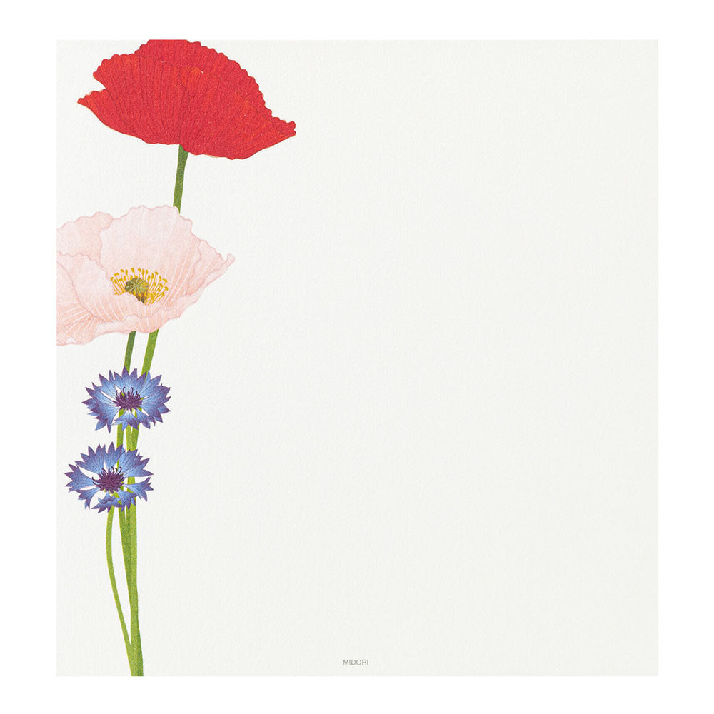 Papier à Lettres, Coquelicots