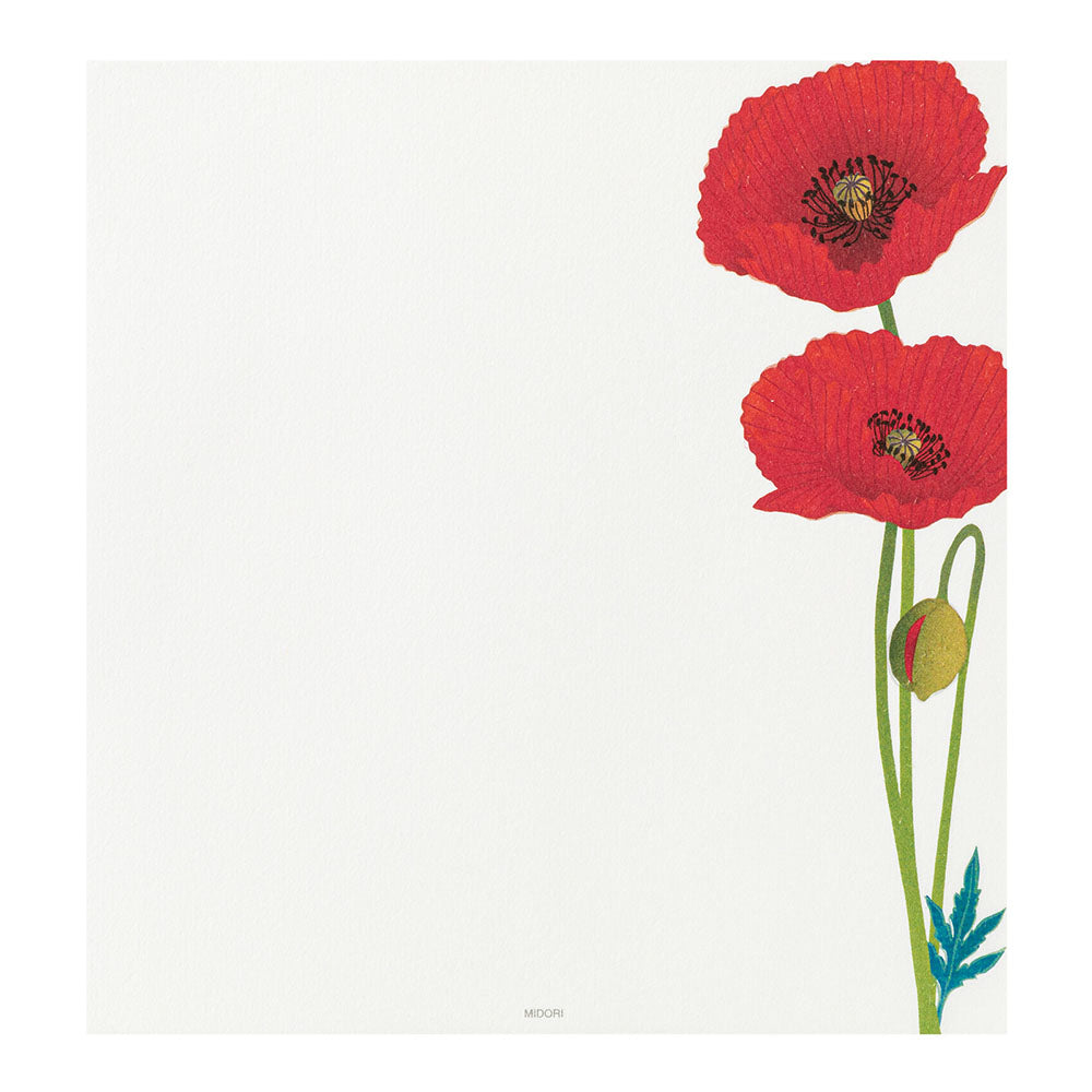 Papier à Lettres, Coquelicots