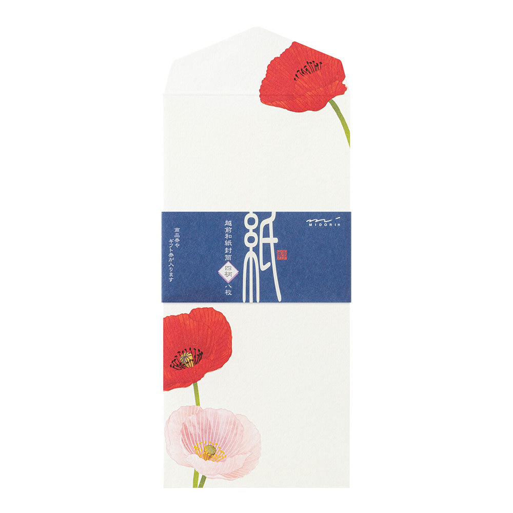 Enveloppes, Coquelicots