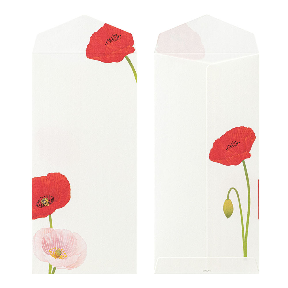 Enveloppes, Coquelicots