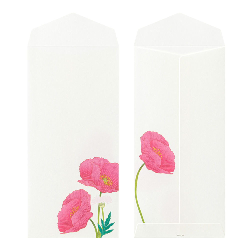 Enveloppes, Coquelicots
