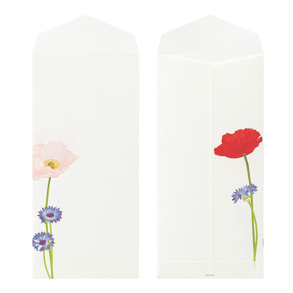Enveloppes, Coquelicots