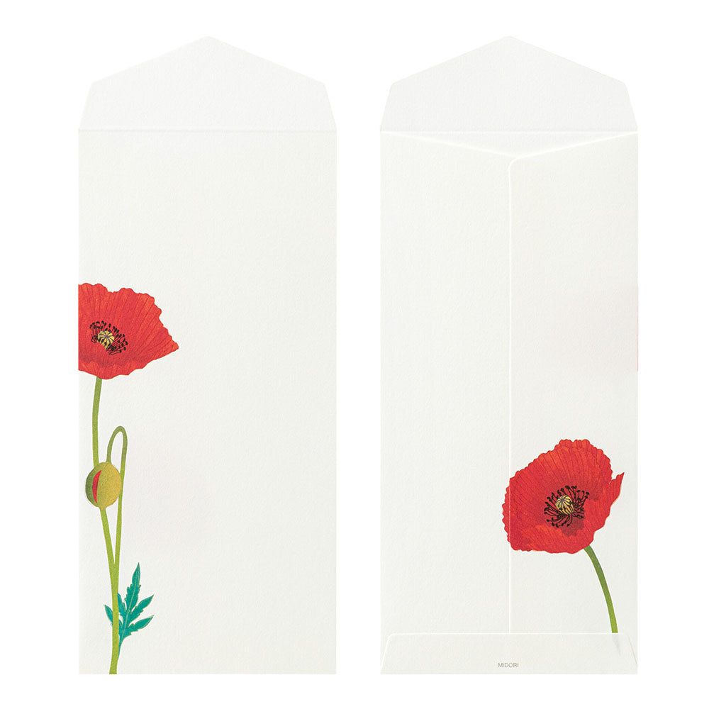 Enveloppes, Coquelicots