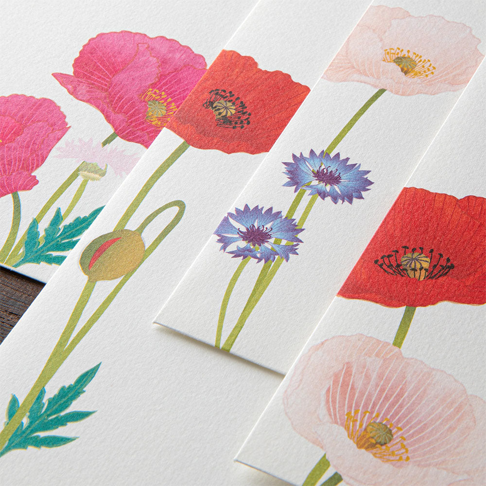 Enveloppes, Coquelicots