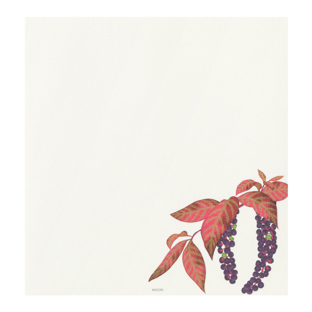 Papier à Lettres, Fruits d'Automne
