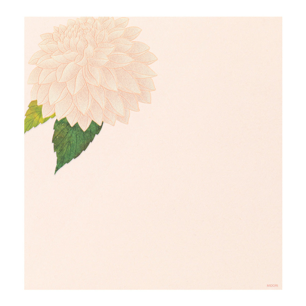 Papier à Lettres, Dahlia