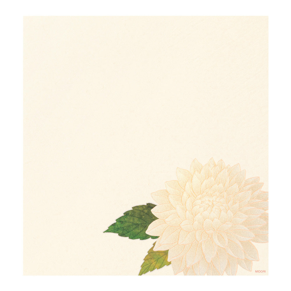 Papier à Lettres, Dahlia