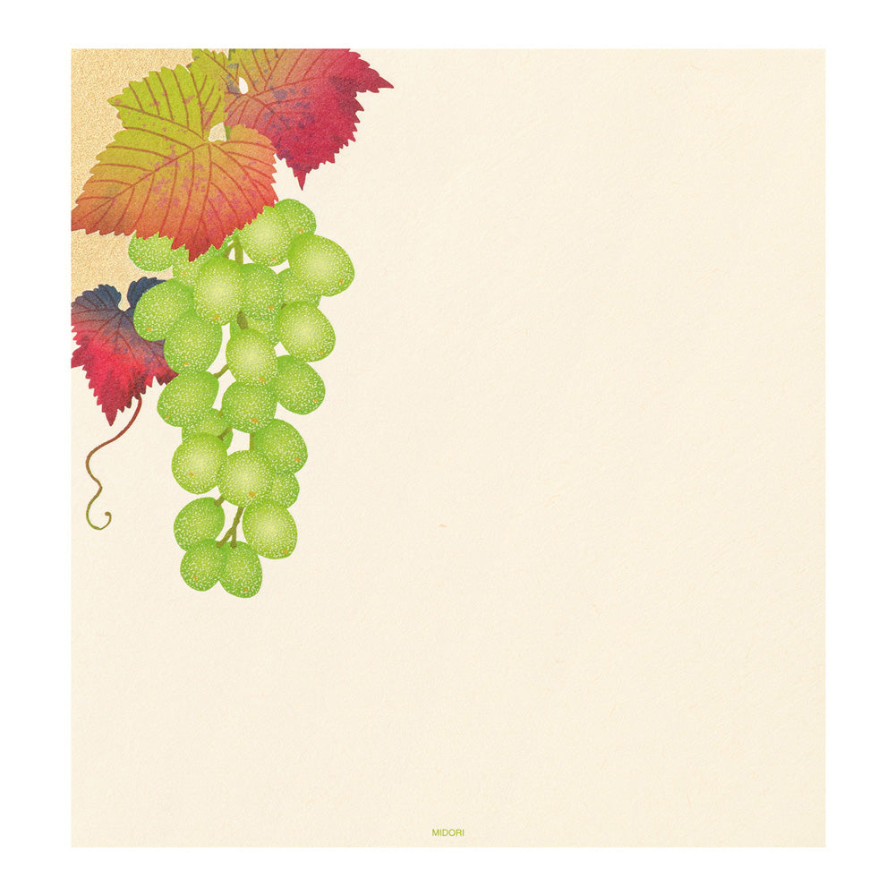Papier à Lettres, Grappes de raisin