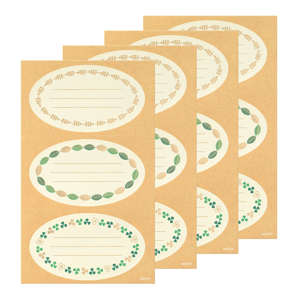 Étiquettes Collantes 12pcs, Couronne
