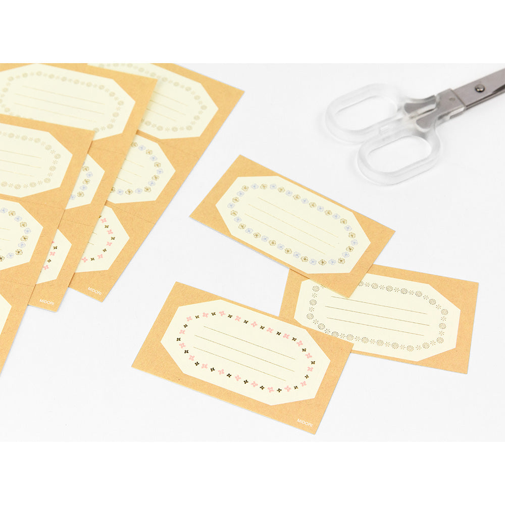 Étiquettes Collantes 12pcs, Hexagone