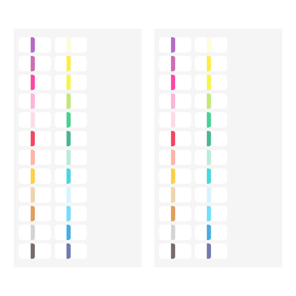 Index Label Multicolor