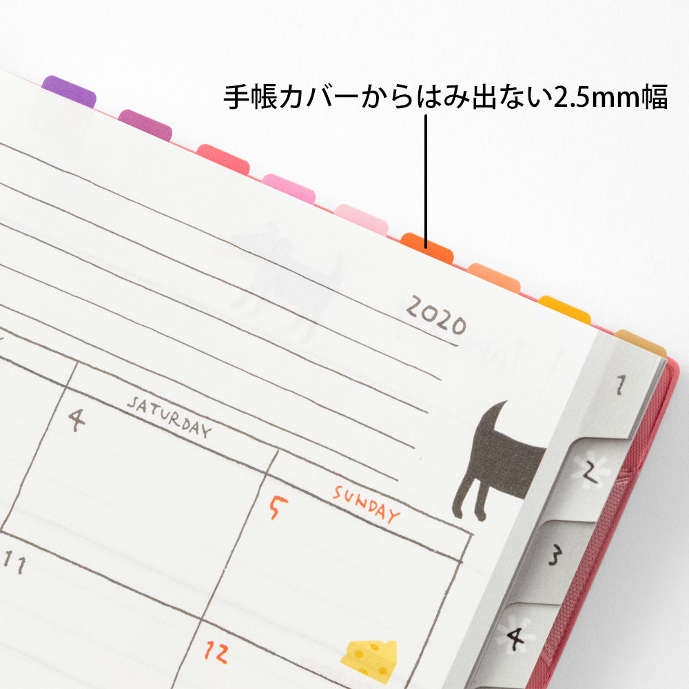 Index Label Multicolor