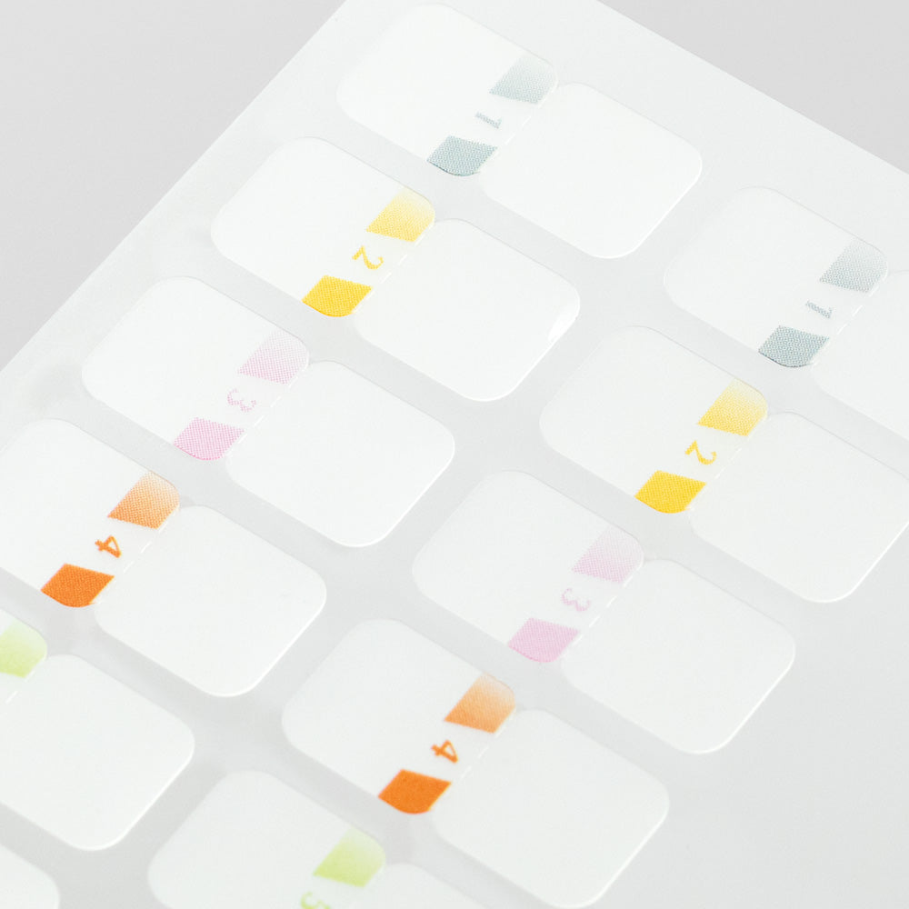 Index Chiffres Multicolor