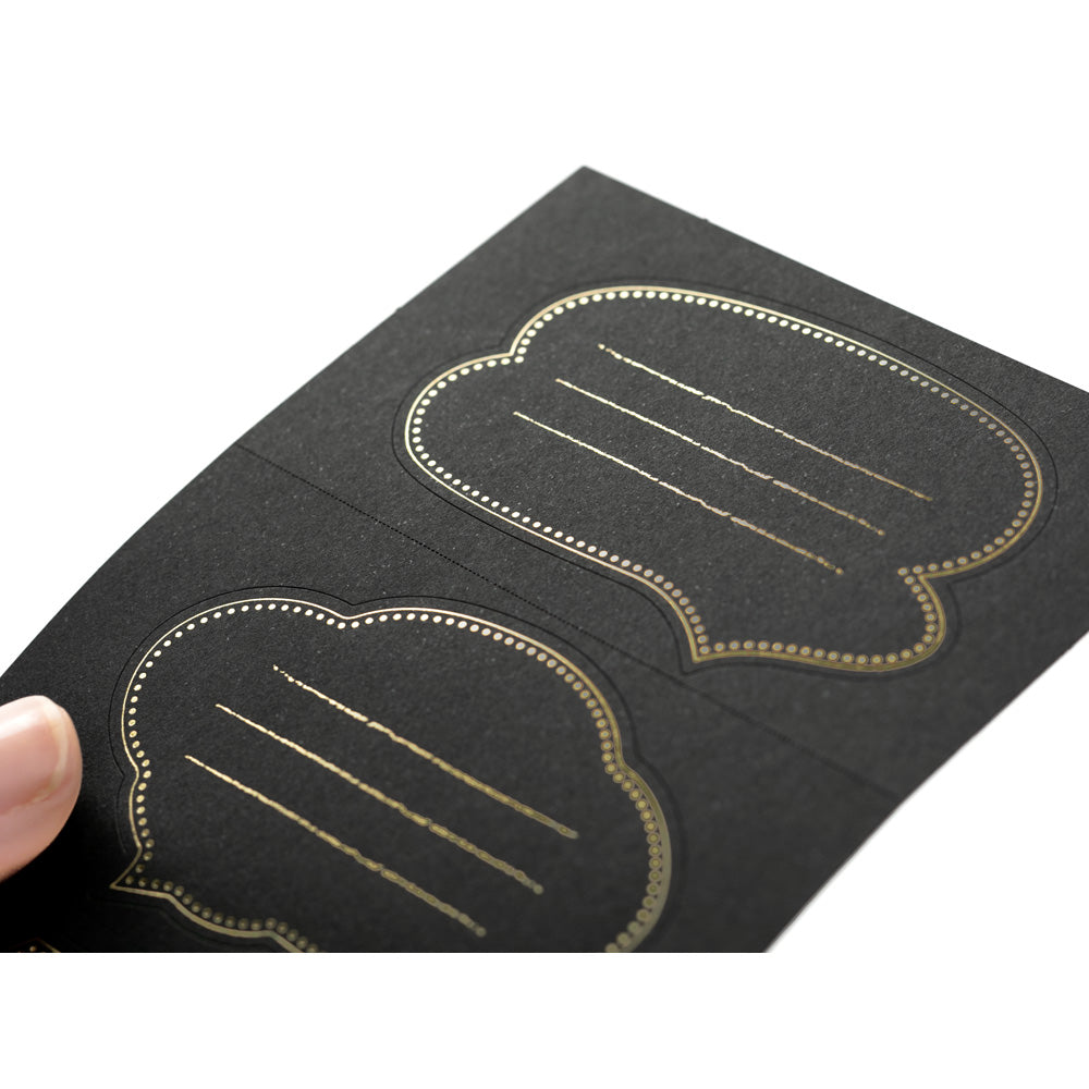 Étiquettes Collantes 12pcs, Noir
