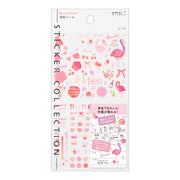 Stickers repositionnables Couleur Rose