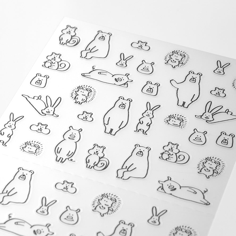 Stickers repositionnables Animaux de la forêt