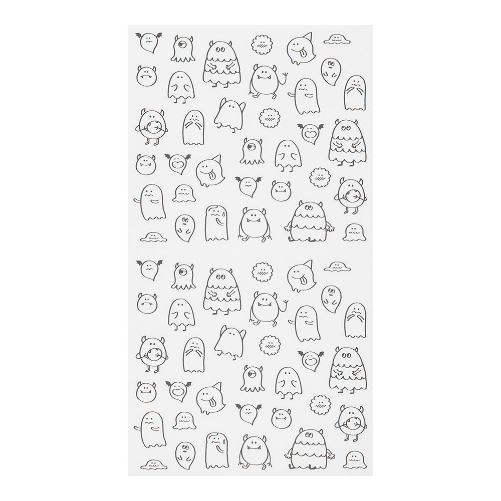 Stickers repositionnables Monstres