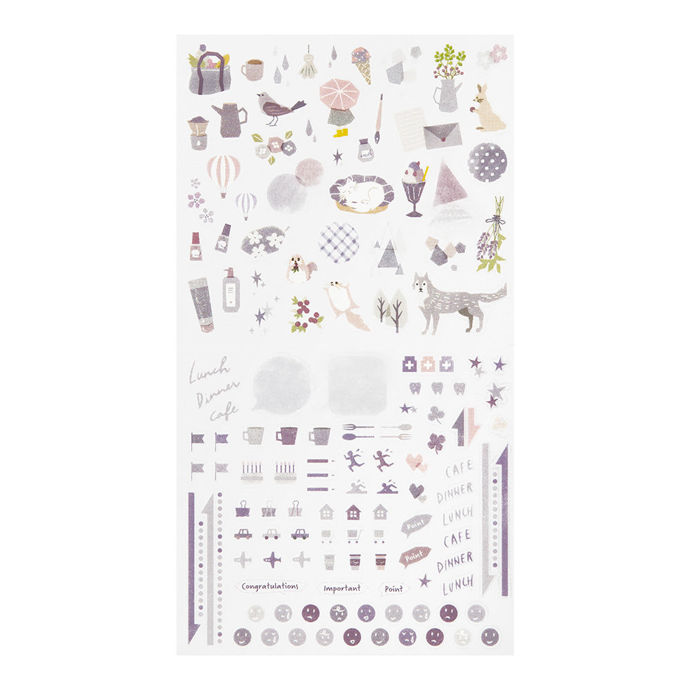 Stickers repositionnables Couleur Lavande