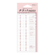 Index Chiffres Rose
