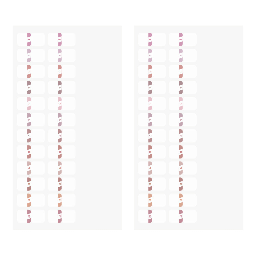 Index Chiffres Rose