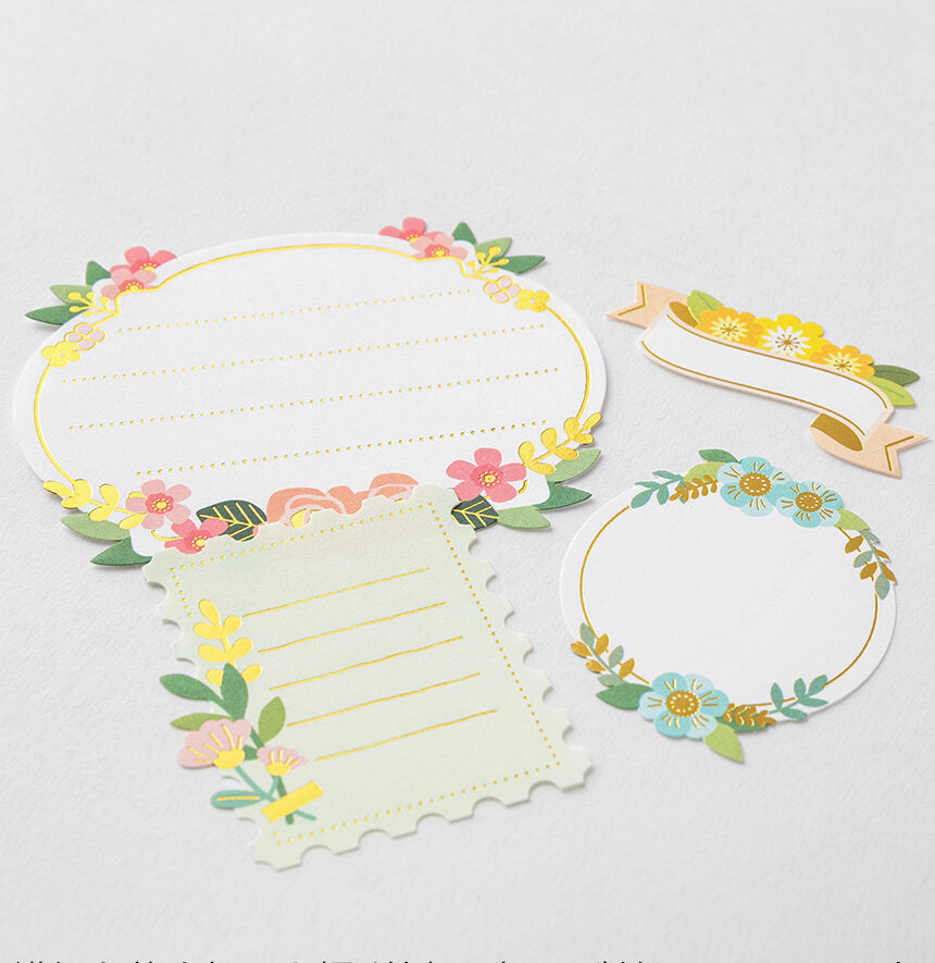 Sticker message Fleur