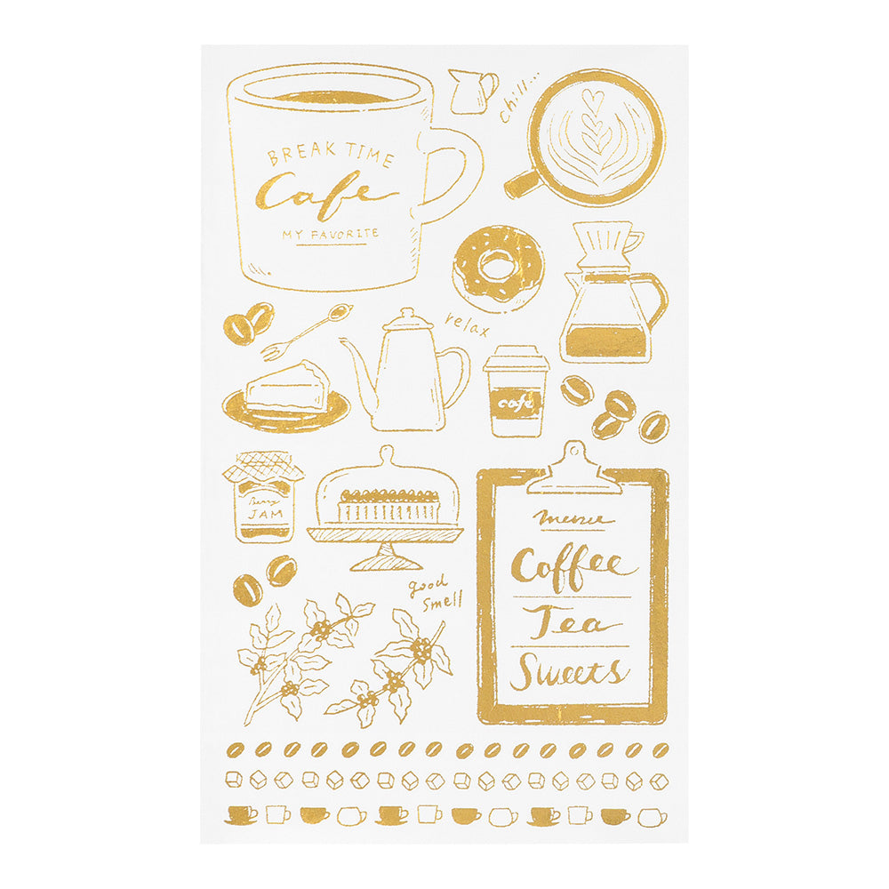 Transfer Sticker Café