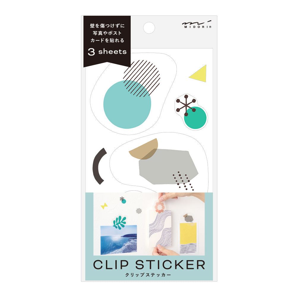 Clip Sticker Motif Géometrique