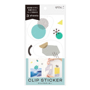 Clip Sticker Motif Géometrique