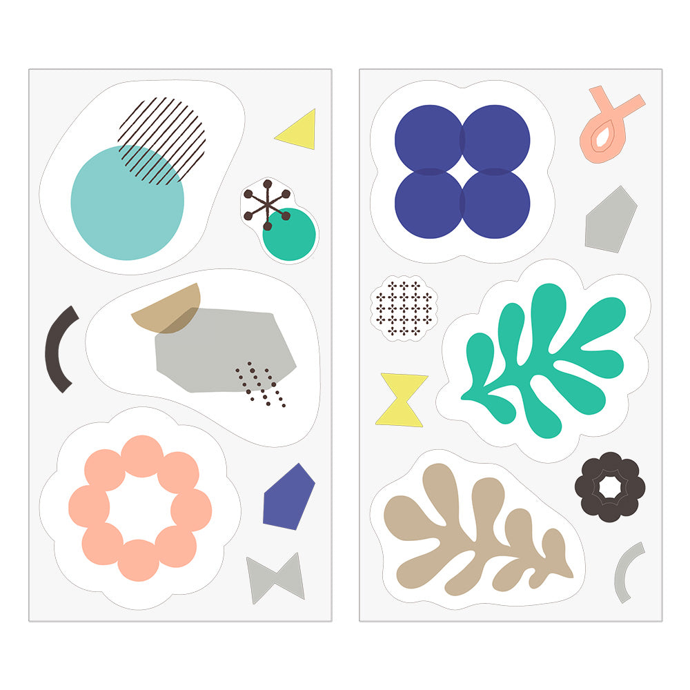 Clip Sticker Motif Géometrique