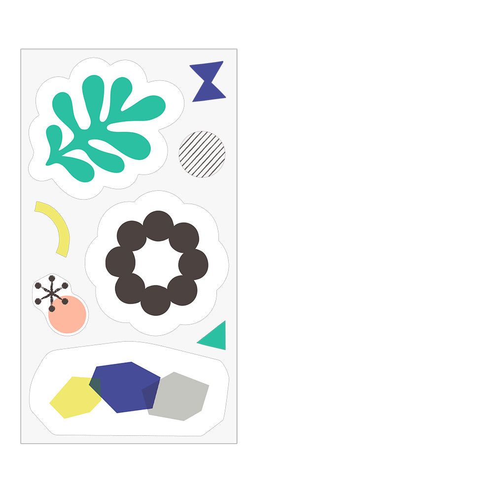 Clip Sticker Motif Géometrique