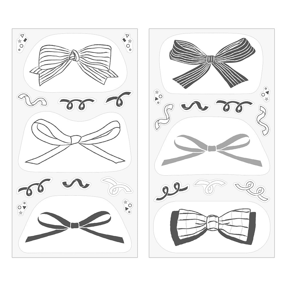 Clip Sticker Motif Ruban
