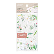 Transfer Sticker Plantes Fleuries