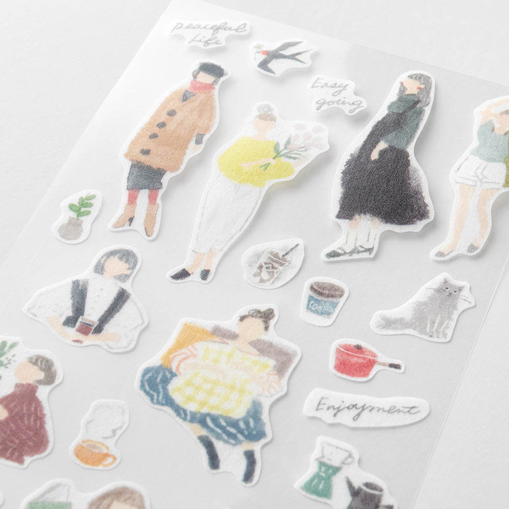 Stickers repositionnables Mode, 2 Feuilles