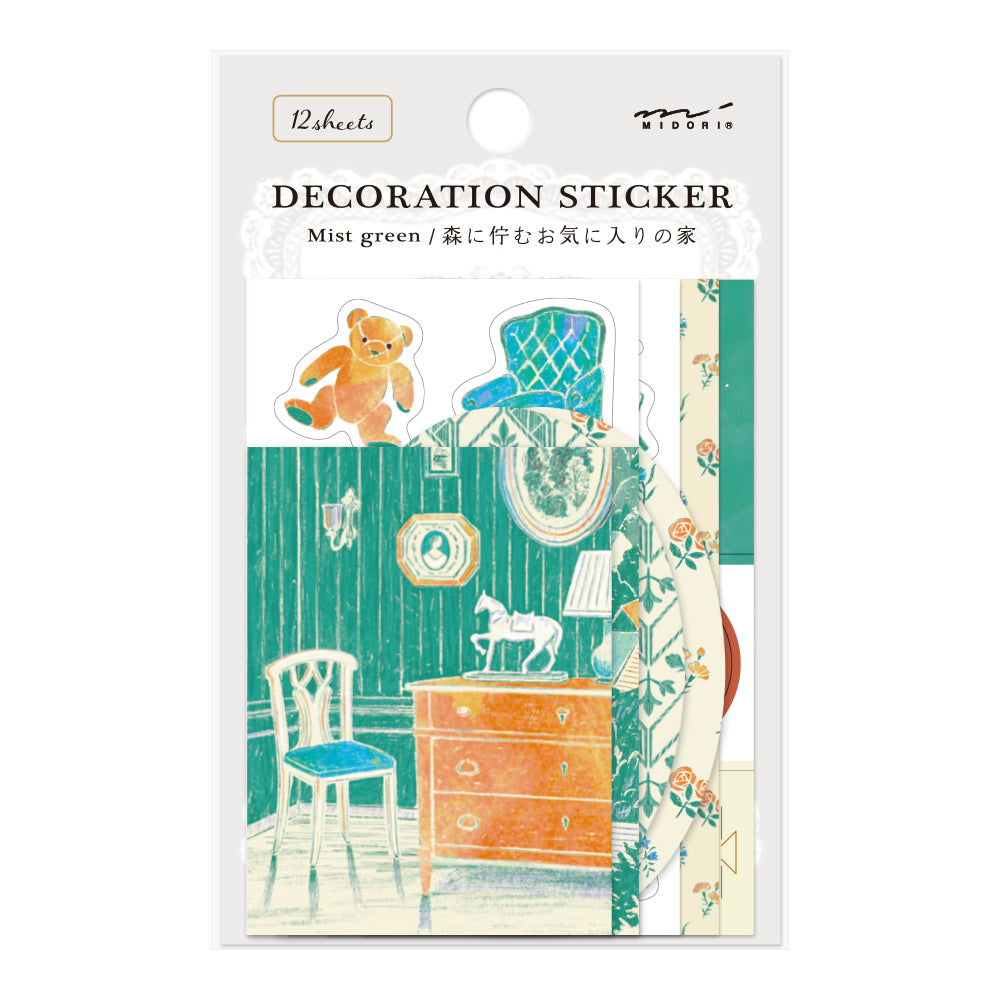 Décoration Sticker Vert