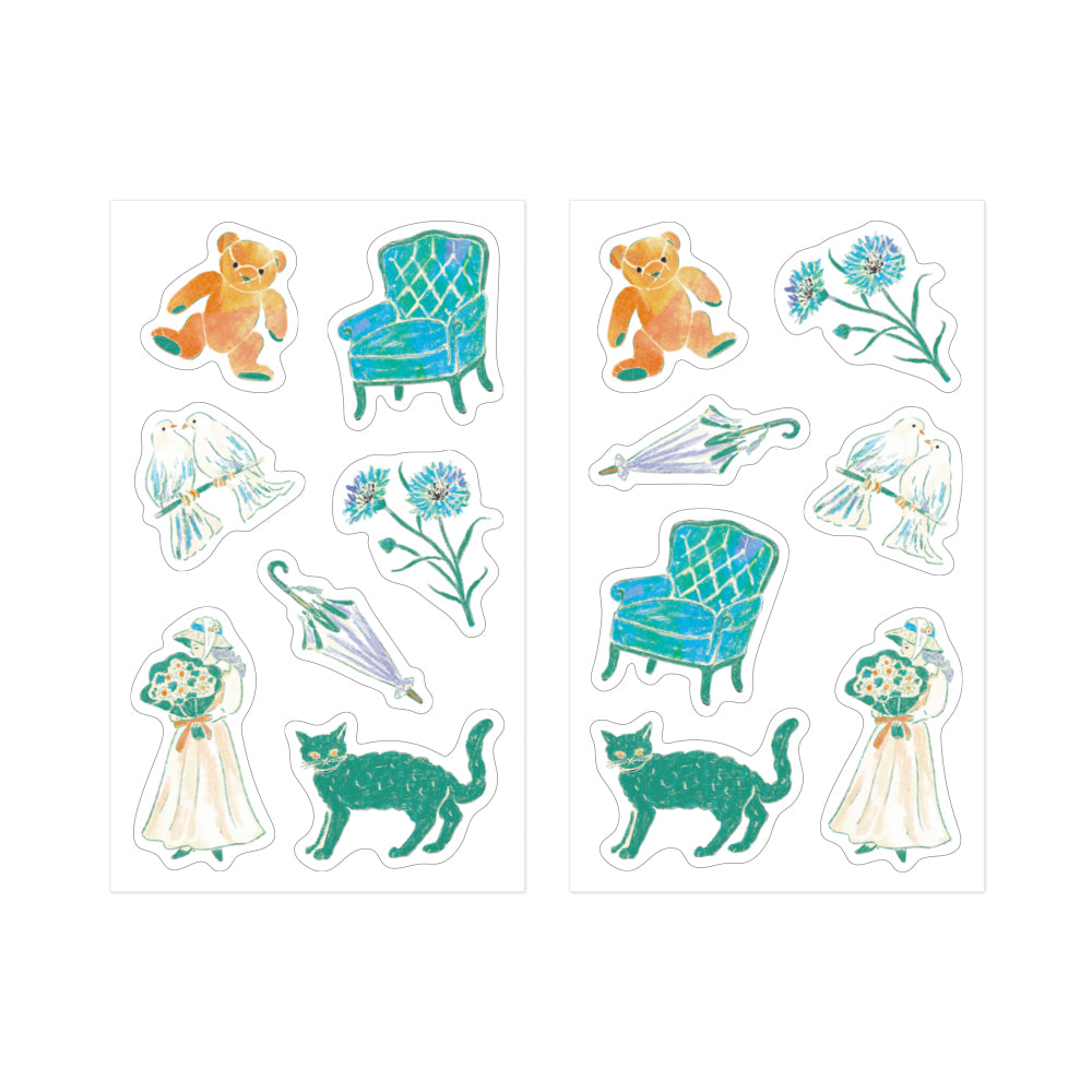 Décoration Sticker Vert