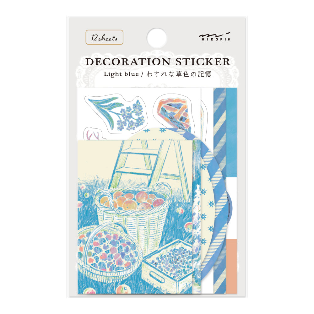 Décoration Sticker Bleu Clair
