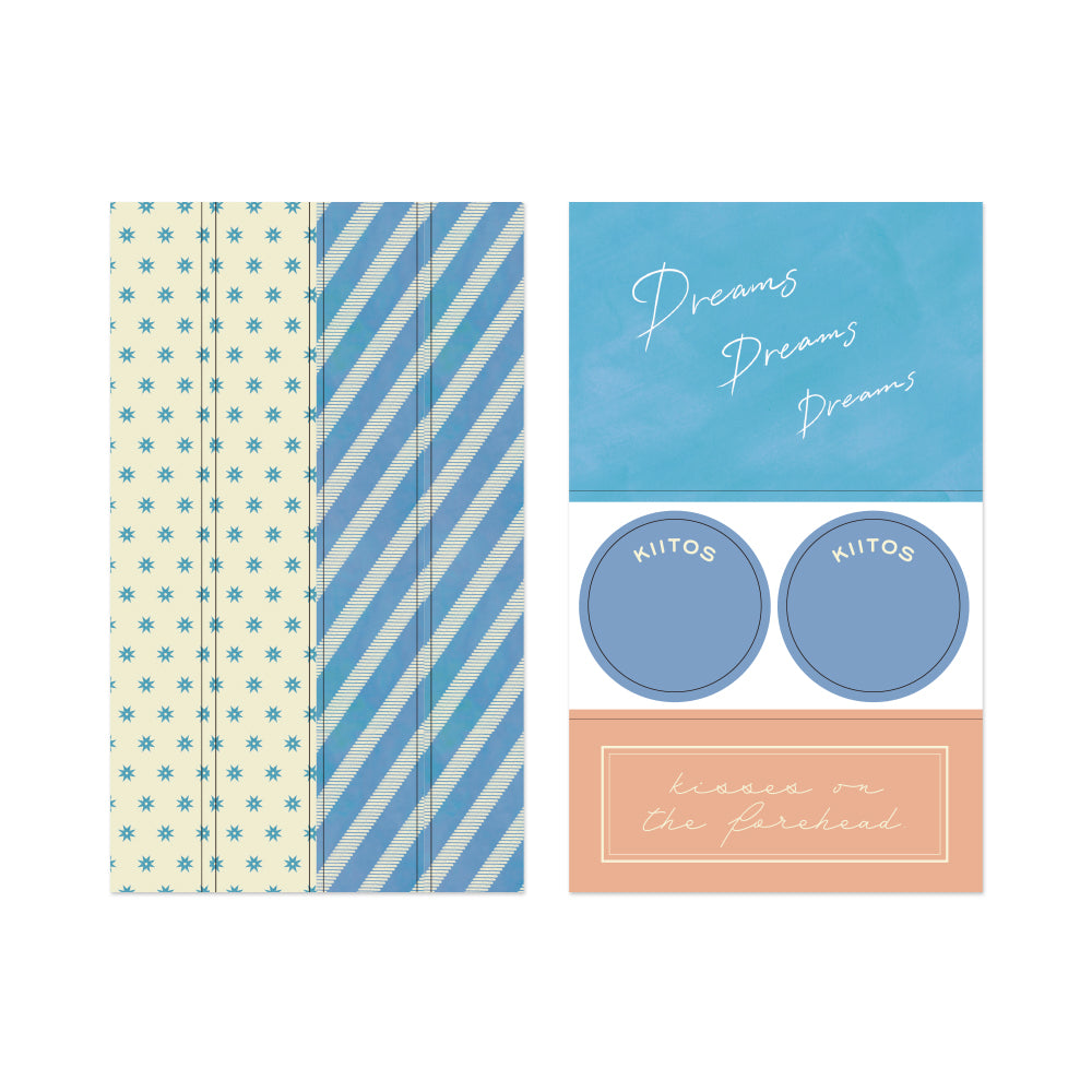 Décoration Sticker Bleu Clair